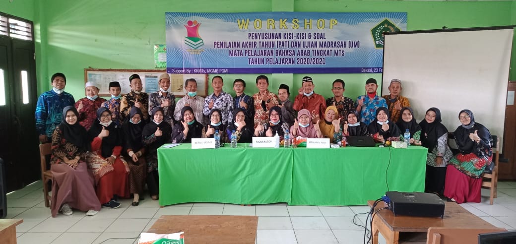 WORKSHOP PENYUSUNAN SOAL HOTS MGMP BAHASA ARAB KOTA BEKASI 2021